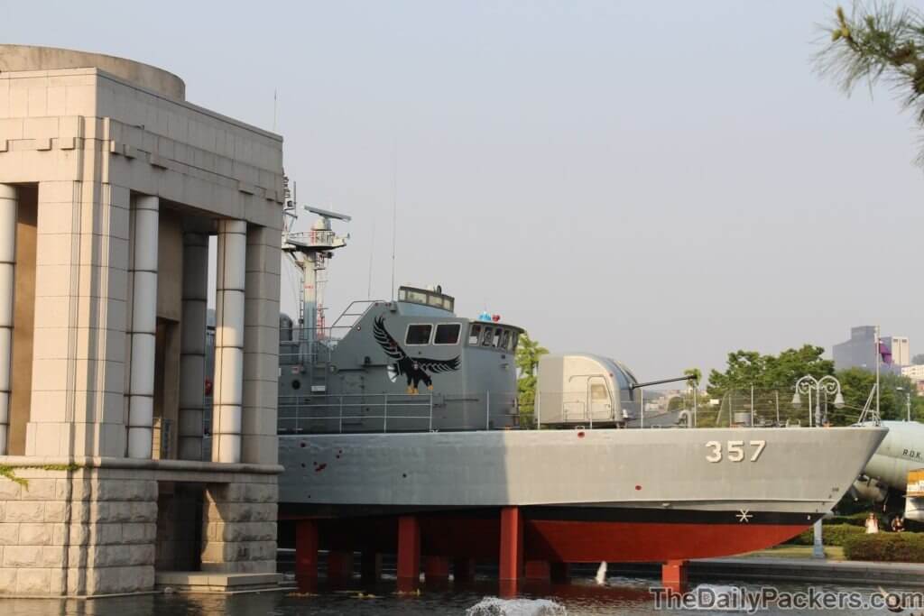 Destroyer in The War Memorial of Korea