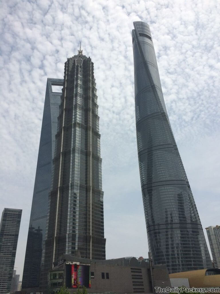 Centre financier mondial de Shanghai à l'extérieur