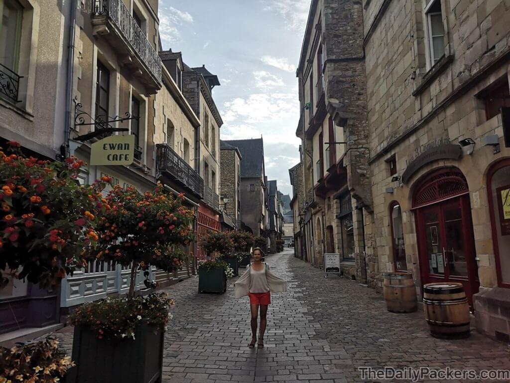 Medieval street of Vitré