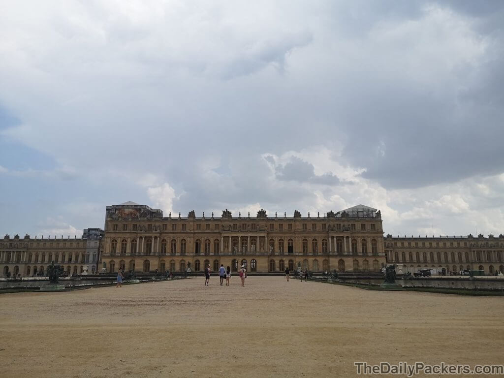 Château de Versailles depuis le jardin