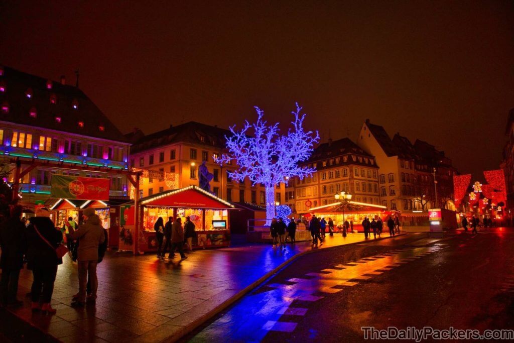 Strasbourg Place Guttenberg Christmas