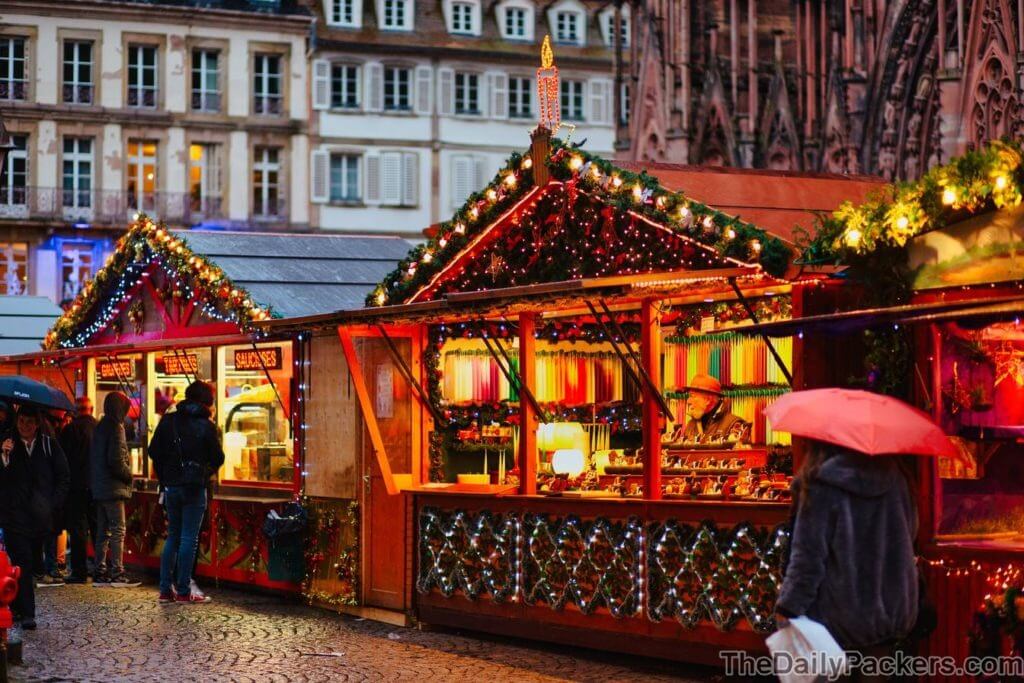 Strasbourg Place de la Cathédrale Chrsitmas