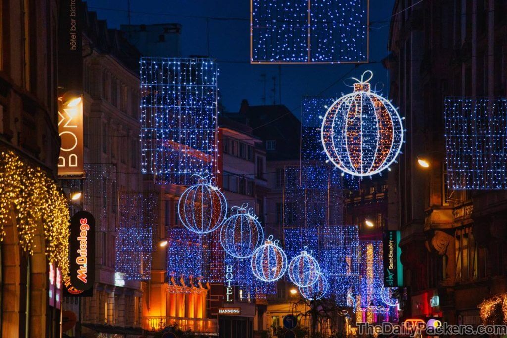 Strasbourg Rue du 22 Novembre Chirstmas