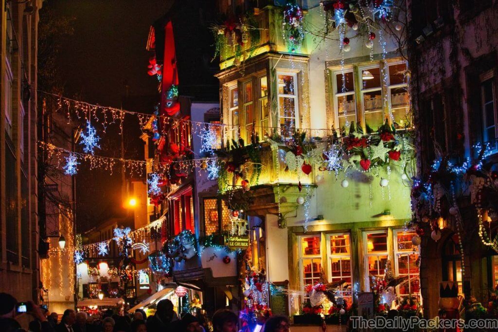Strasbourg Rue des Maroquin Christmas