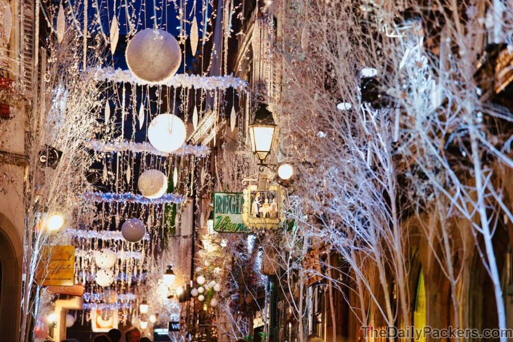 Stasbourg Rue des Orfèvres Christmas