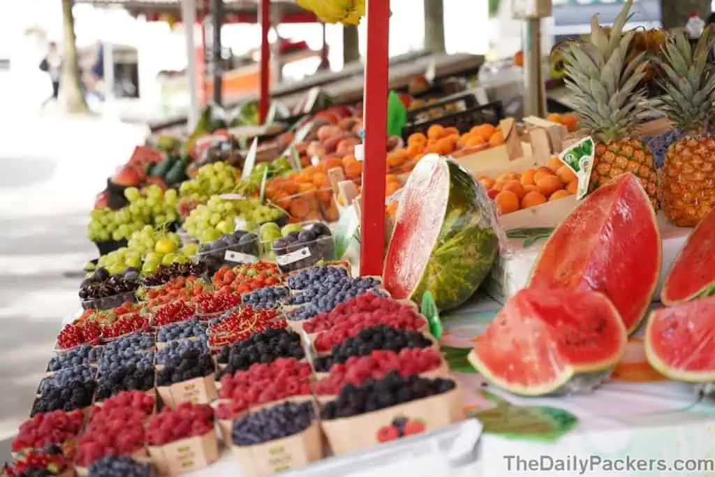 Marché central de Ljubljana