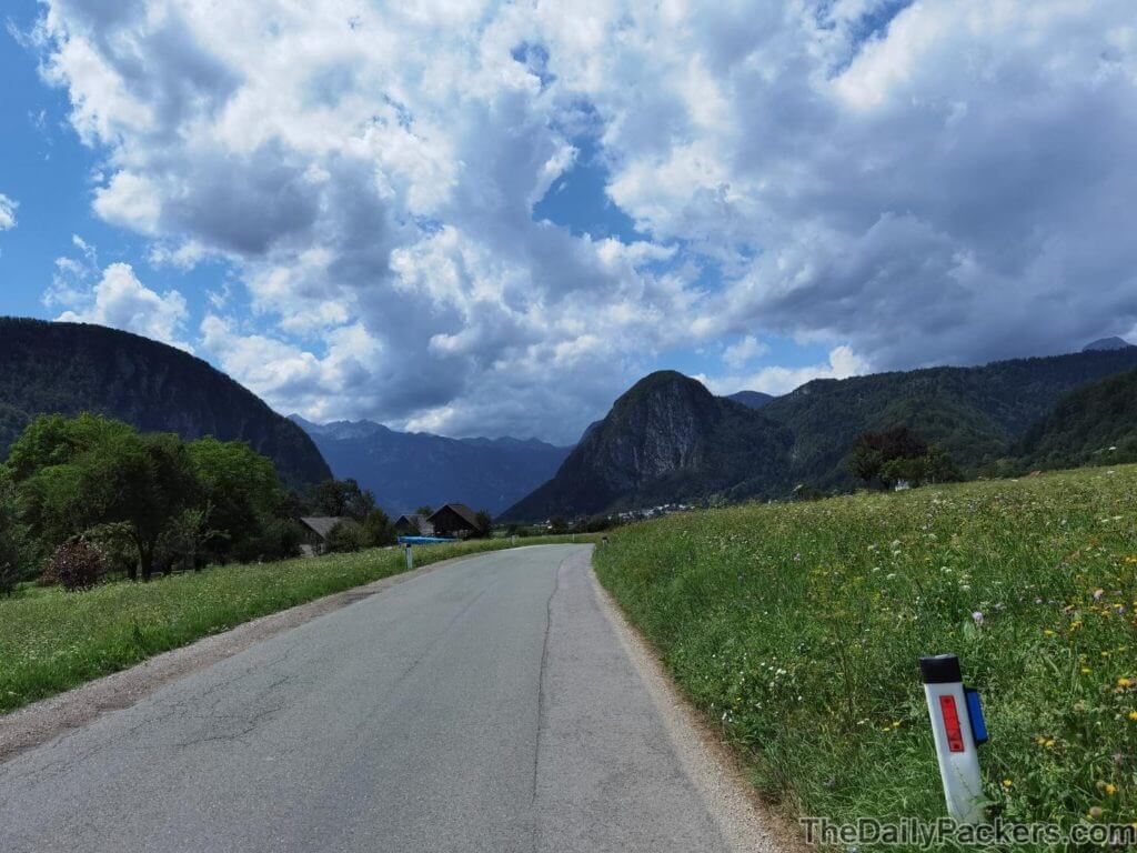 Road to Bohinj lake