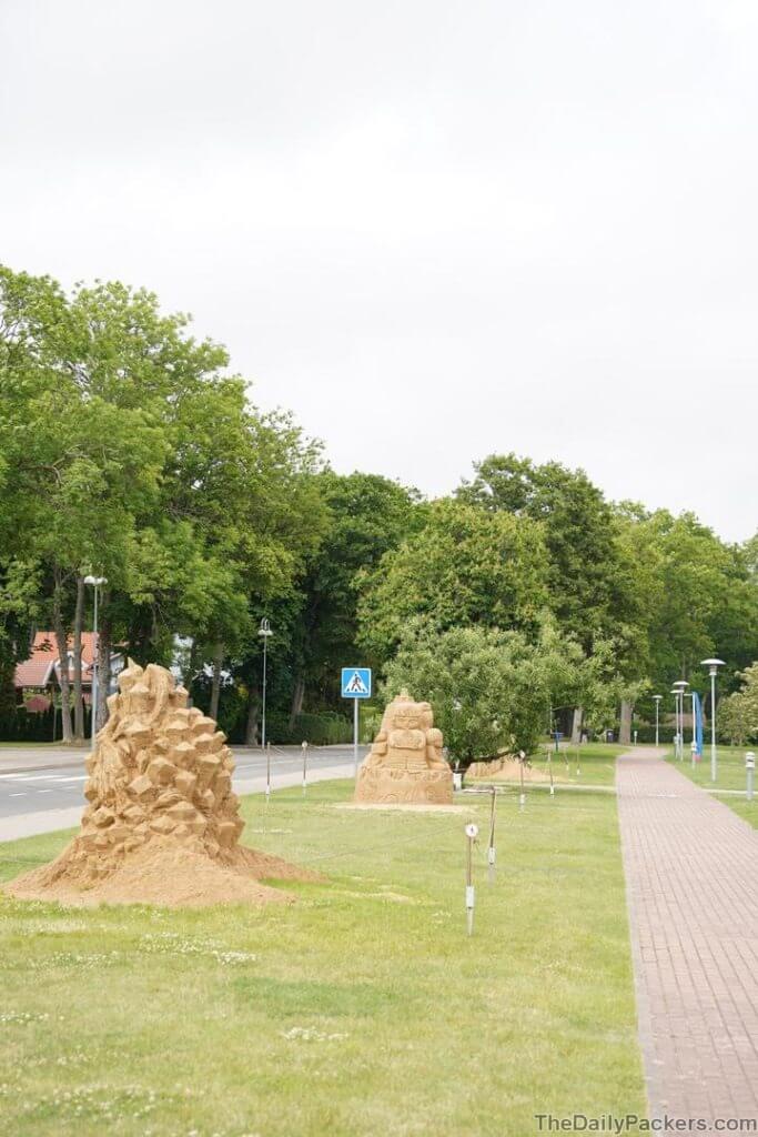 Juodkranės smėlio skulptūros