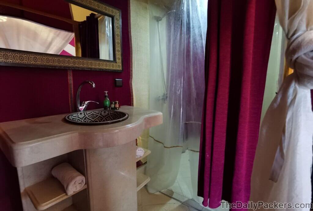 Camp de luxe dans le désert du Sahara