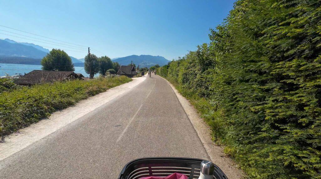 Lac d'Annecy à vélo