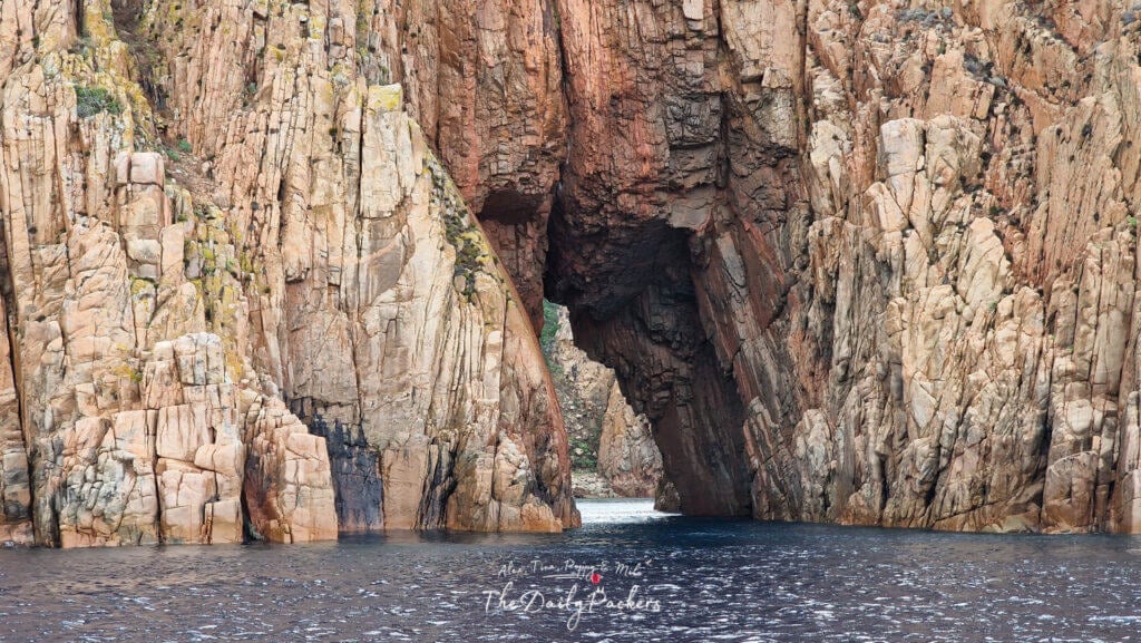 Calanques de Piano depuis Porto