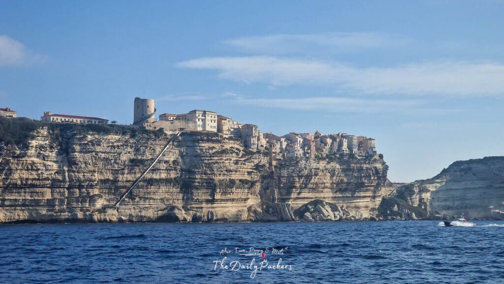Bonifacio from the sea