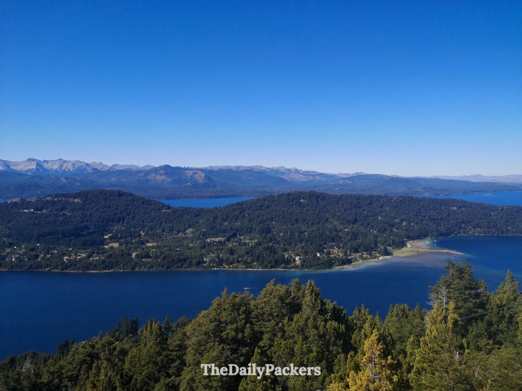 View over Lake Nahuel Huapi from Cerro Campanario, Bariloche