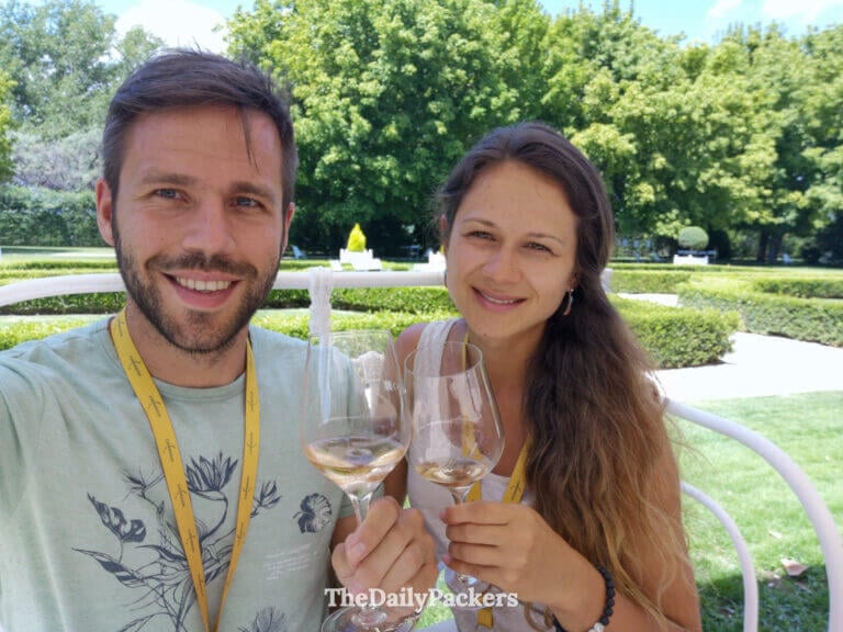 Sparkling wine tasting with snacks at Bodegas Chandon in Mendoza