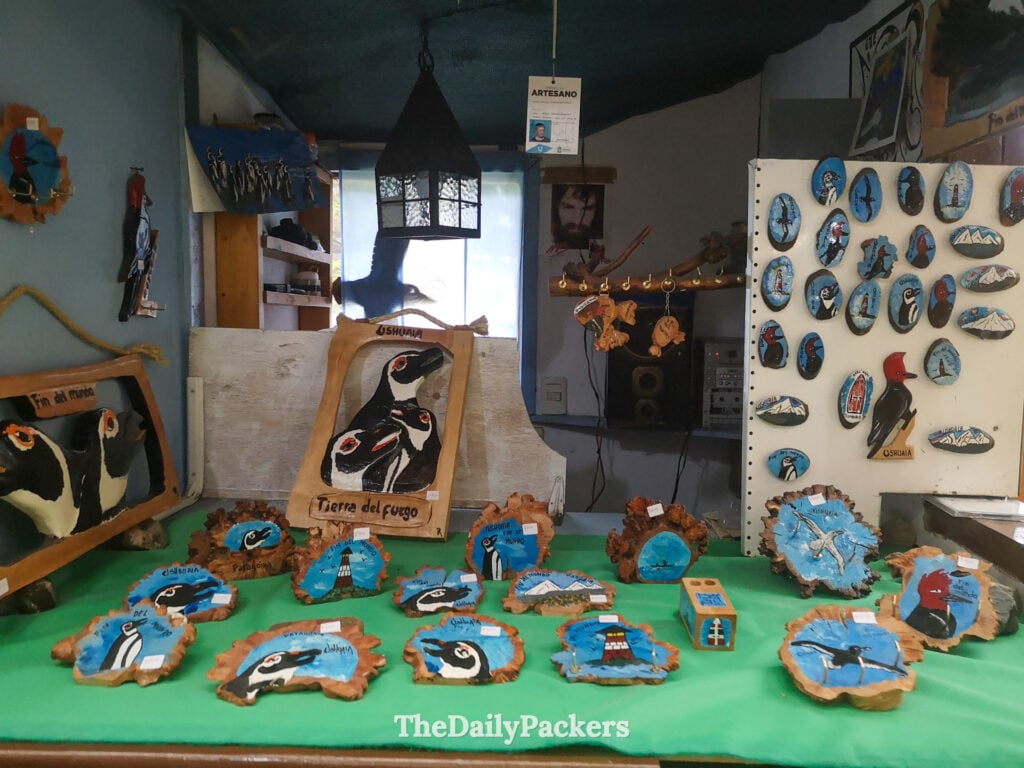 Handmade souvenirs at Feria de Artesanos in Ushuaia, Tierra del Fuego