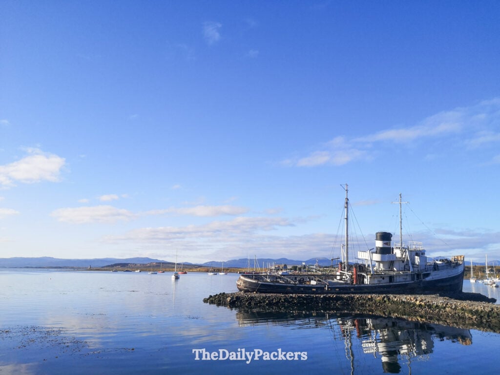 Épave du Saint Christopher dans le canal Beagle, Ushuaia