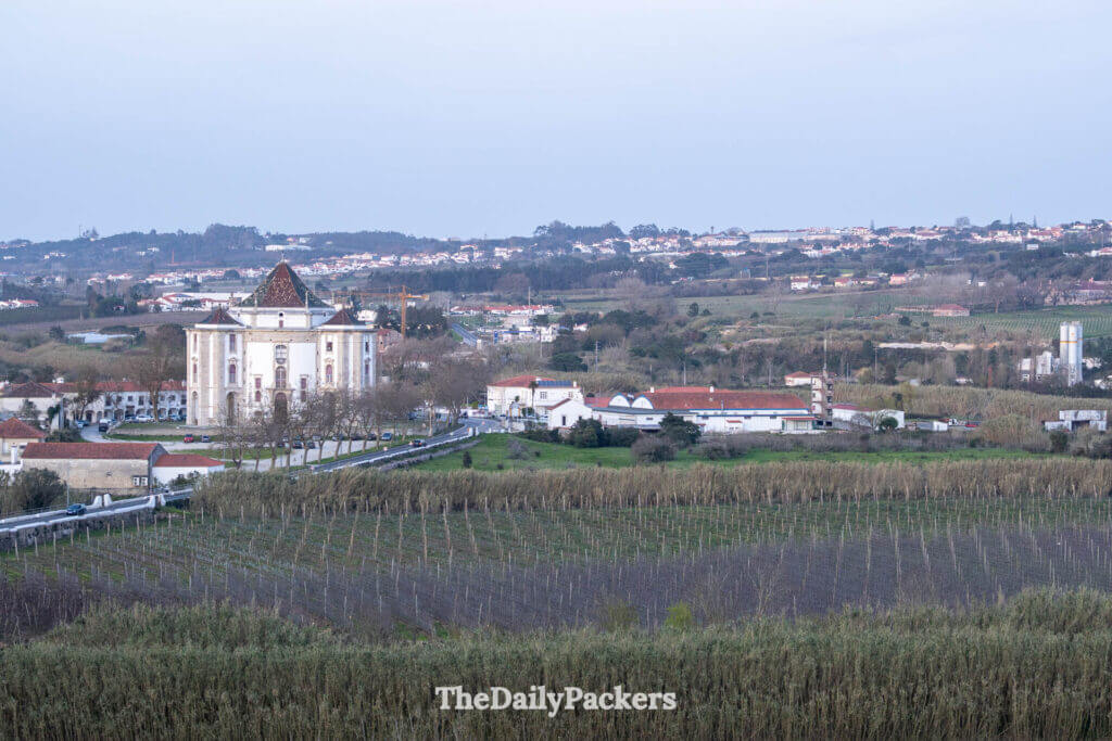 The Baroque-style Sanctuary of Our Lord of Jesus of the Stone near Obidos, Portugal.
